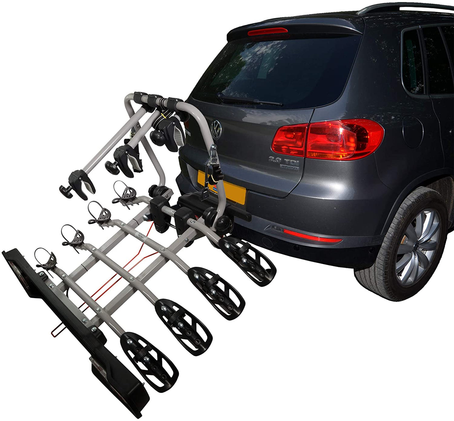 Witter Towbars ZX304 Clamp-On 4 Bike Towbar Mounted Cycle Carrier Max Load 60kg