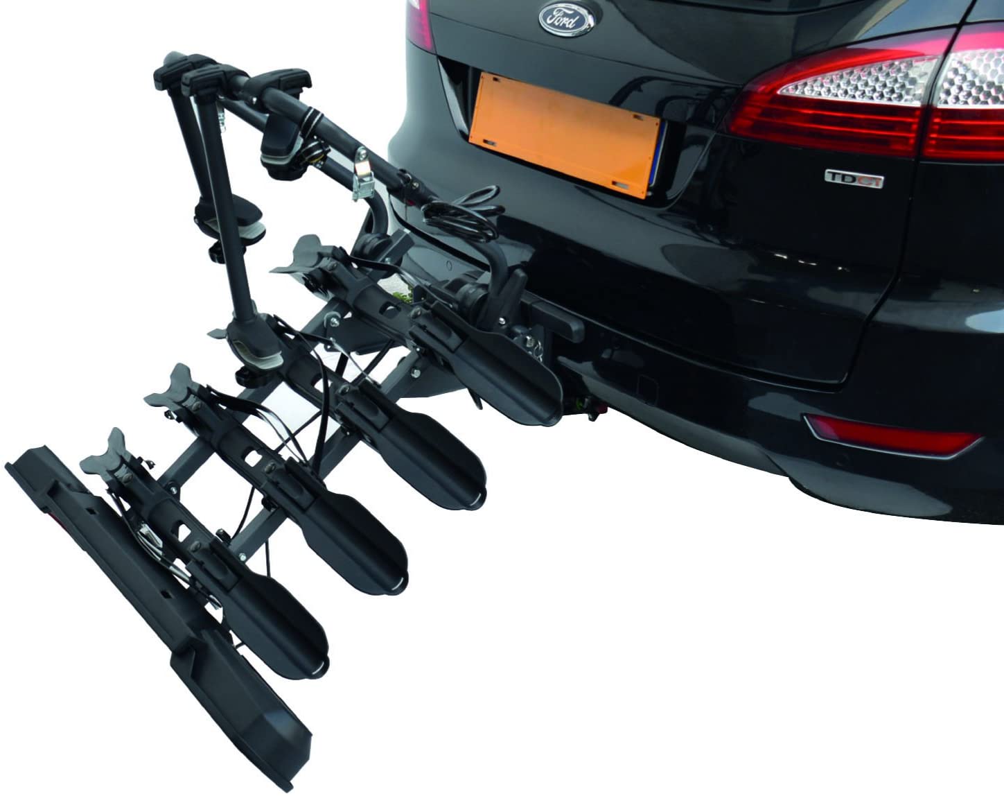 Witter 4 bike rack deals tow bar